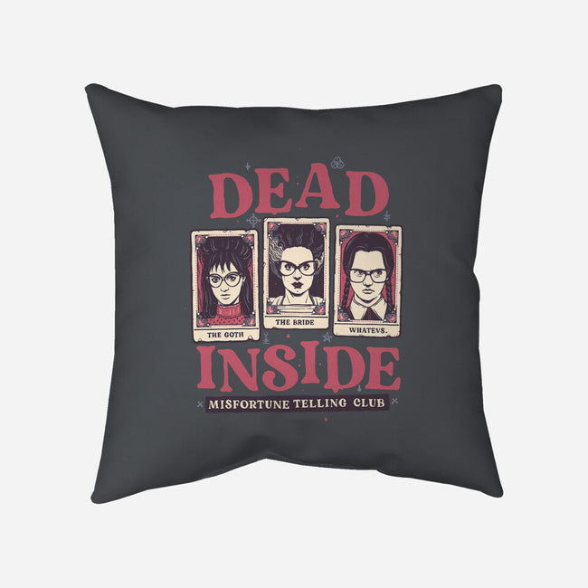 Misfortune Telling Club-none removable cover w insert throw pillow-momma_gorilla