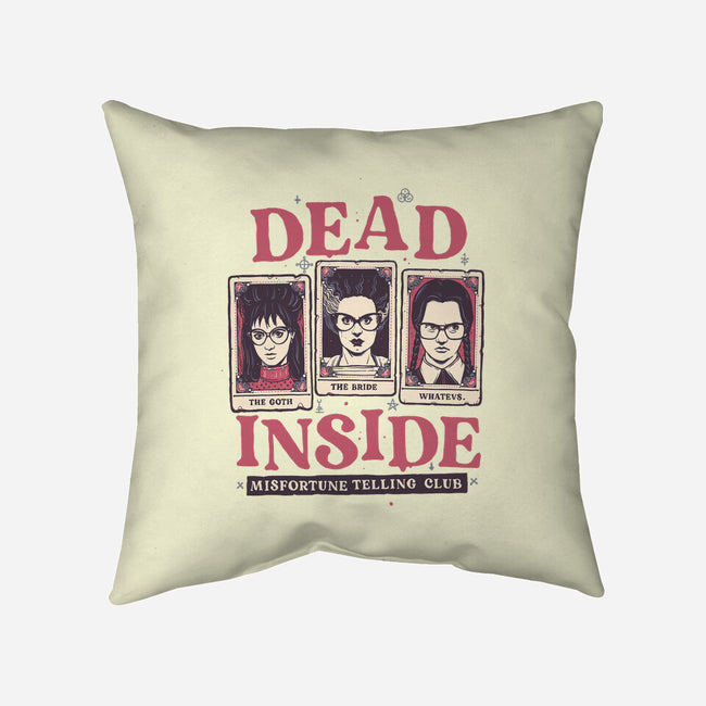 Misfortune Telling Club-none removable cover w insert throw pillow-momma_gorilla