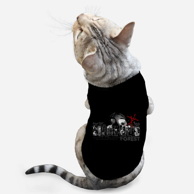 Stay Out Of The Black Hills-cat basic pet tank-goodidearyan