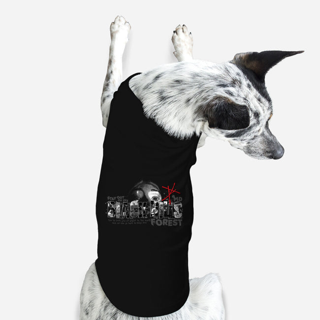 Stay Out Of The Black Hills-dog basic pet tank-goodidearyan