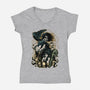 Lord Of Dreams-womens v-neck tee-Conjura Geek