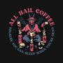 All Hail Coffee-none polyester shower curtain-momma_gorilla