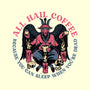 All Hail Coffee-none removable cover w insert throw pillow-momma_gorilla