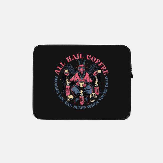 All Hail Coffee-none zippered laptop sleeve-momma_gorilla