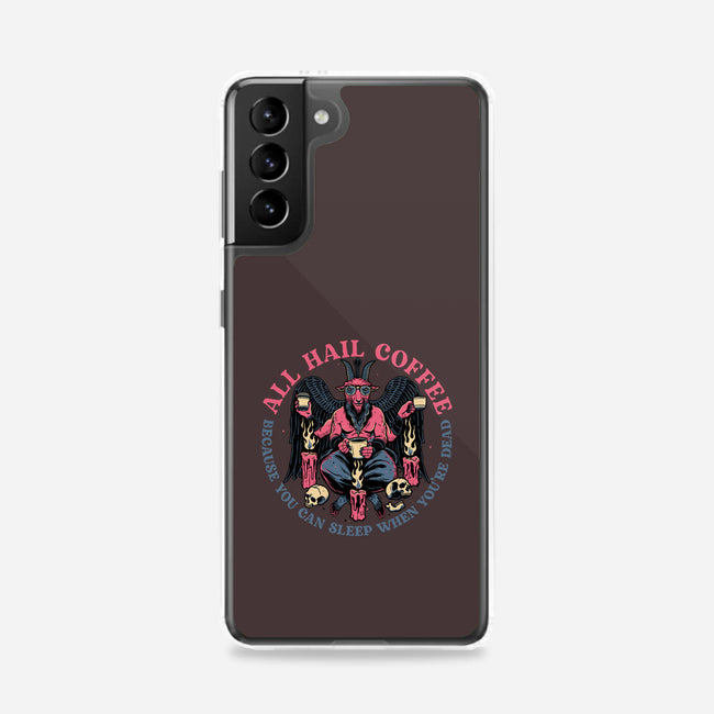 All Hail Coffee-samsung snap phone case-momma_gorilla