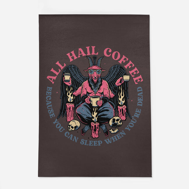 All Hail Coffee-none indoor rug-momma_gorilla