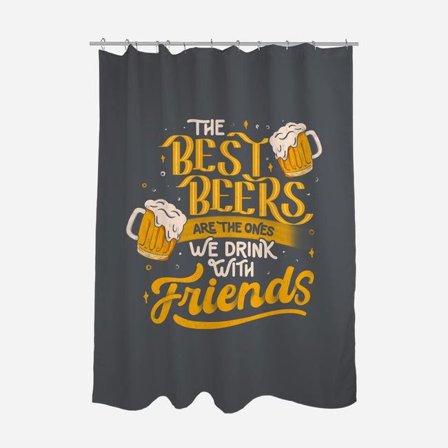 The Best Beers-none polyester shower curtain-eduely