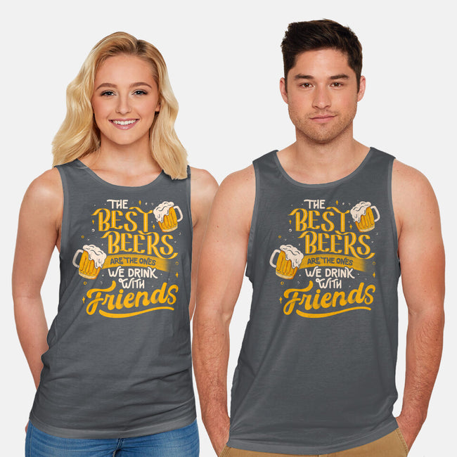 The Best Beers-unisex basic tank-eduely