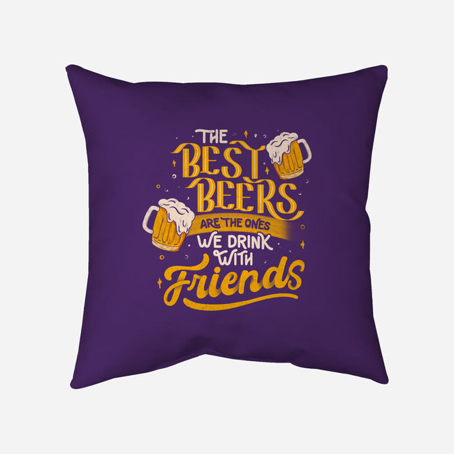 The Best Beers-none removable cover w insert throw pillow-eduely