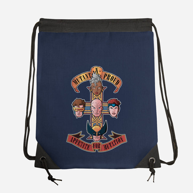 Appetite For Mutation-none drawstring bag-Skullpy