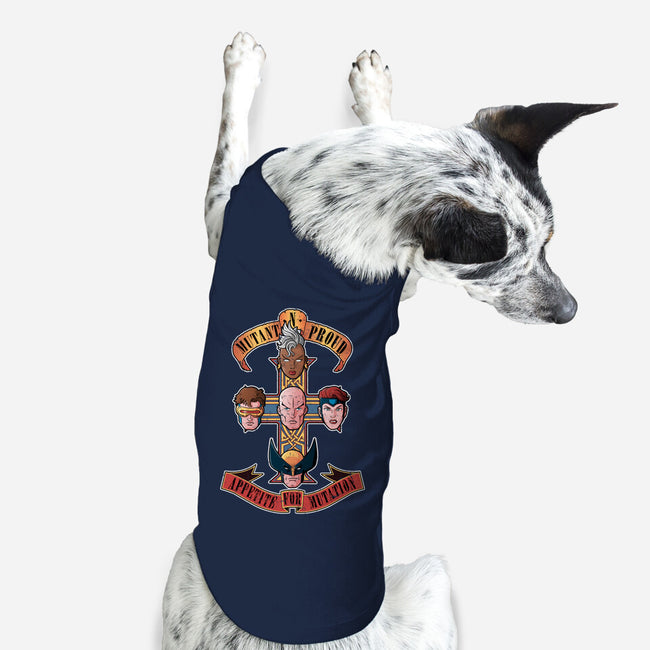 Appetite For Mutation-dog basic pet tank-Skullpy