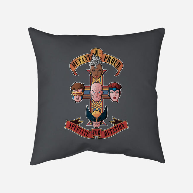 Appetite For Mutation-none removable cover w insert throw pillow-Skullpy
