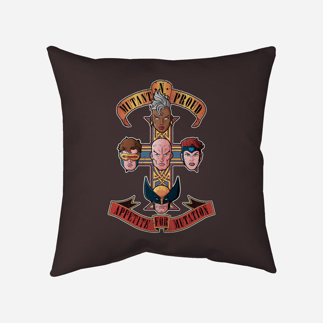 Appetite For Mutation-none removable cover throw pillow-Skullpy