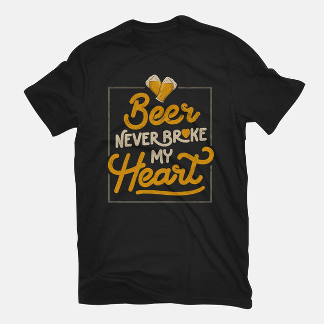 Beer Never Broke My Heart-youth basic tee-eduely
