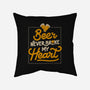 Beer Never Broke My Heart-none removable cover w insert throw pillow-eduely