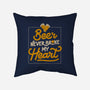 Beer Never Broke My Heart-none removable cover w insert throw pillow-eduely