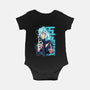 Blue Eyes-baby basic onesie-Kabuto Studio