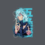 Blue Eyes-none removable cover w insert throw pillow-Kabuto Studio