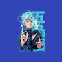 Blue Eyes-none removable cover w insert throw pillow-Kabuto Studio