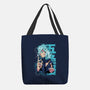 Blue Eyes-none basic tote bag-Kabuto Studio