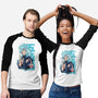 Blue Eyes-unisex baseball tee-Kabuto Studio