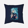 Blue Eyes-none removable cover throw pillow-Kabuto Studio