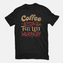 Coffee Makes Me Feel Less Murdery-womens fitted tee-tobefonseca