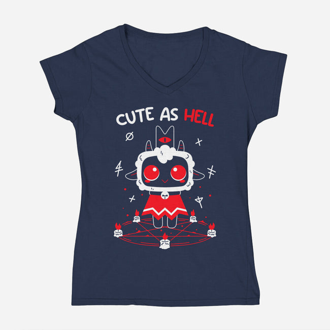 Cute Cult-womens v-neck tee-paulagarcia