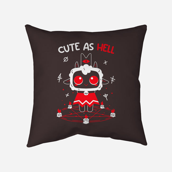 Cute Cult-none removable cover w insert throw pillow-paulagarcia