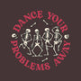 Dancing Problems-none removable cover w insert throw pillow-momma_gorilla