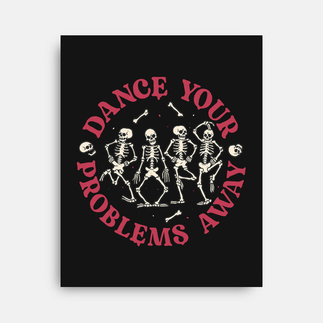Dancing Problems-none stretched canvas-momma_gorilla