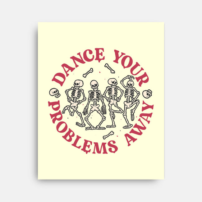 Dancing Problems-none stretched canvas-momma_gorilla