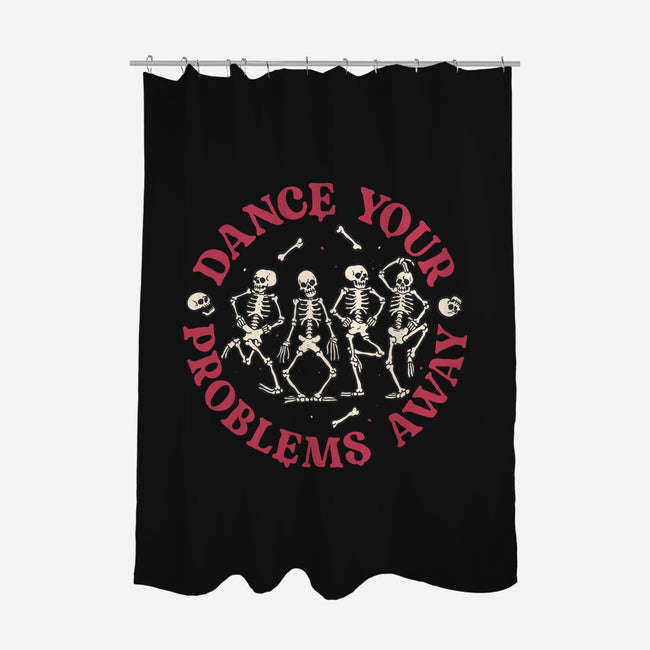 Dancing Problems-none polyester shower curtain-momma_gorilla