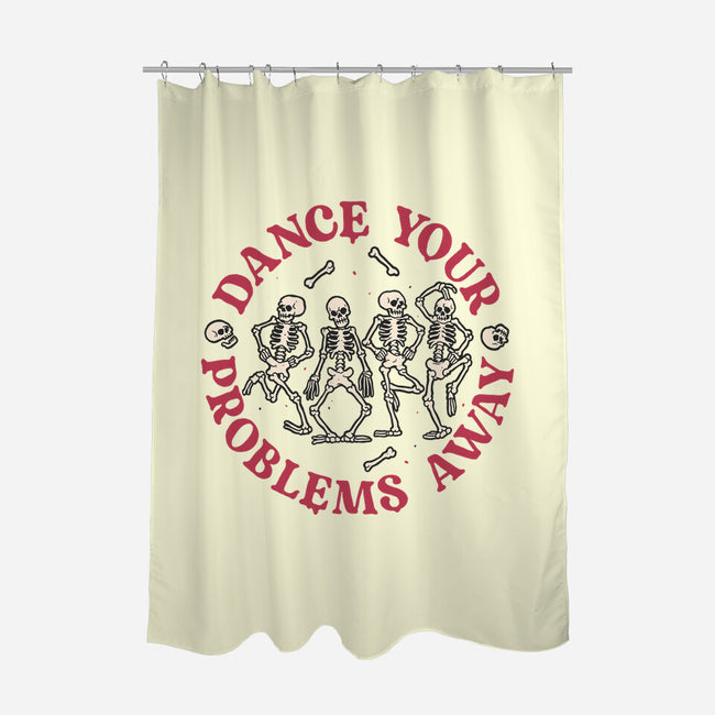 Dancing Problems-none polyester shower curtain-momma_gorilla