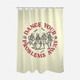 Dancing Problems-none polyester shower curtain-momma_gorilla