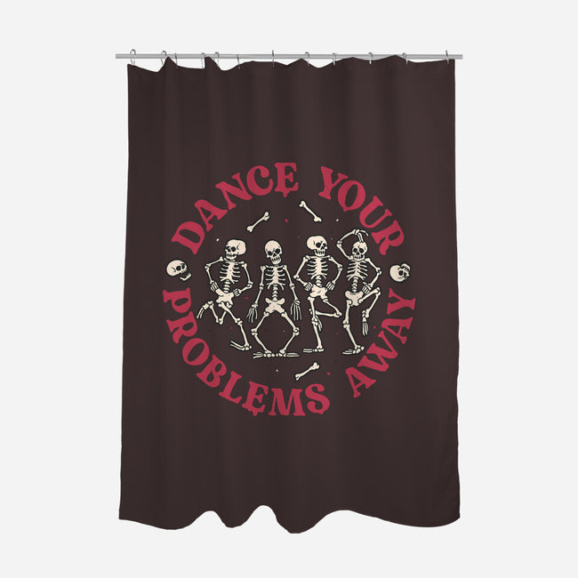 Dancing Problems-none polyester shower curtain-momma_gorilla