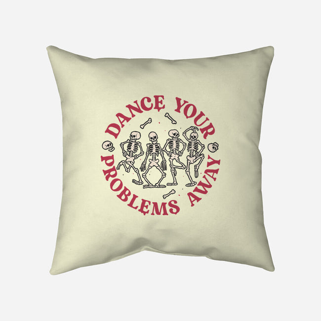 Dancing Problems-none removable cover w insert throw pillow-momma_gorilla