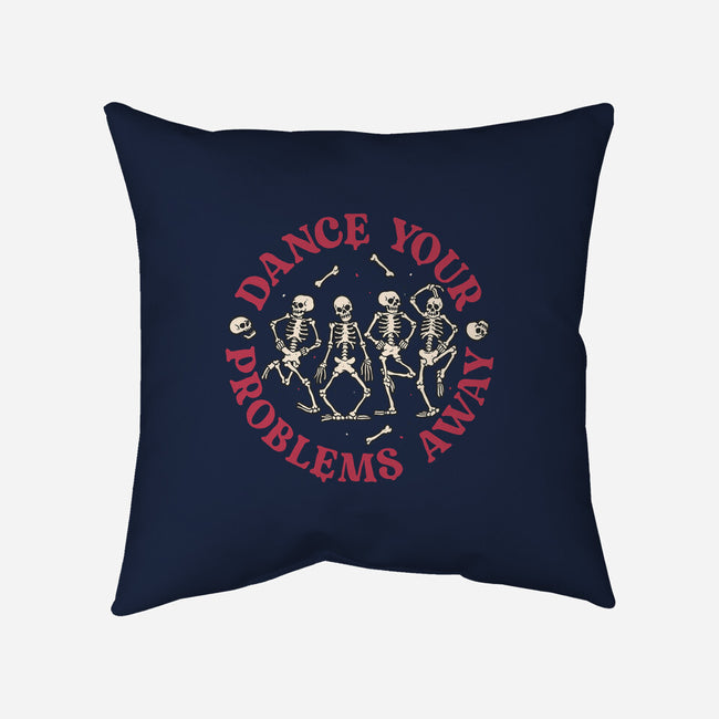 Dancing Problems-none removable cover w insert throw pillow-momma_gorilla