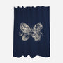 Dragon Tiger Butterfly-none polyester shower curtain-tobefonseca