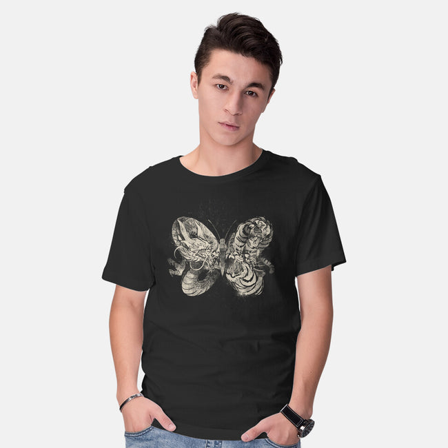Dragon Tiger Butterfly-mens basic tee-tobefonseca