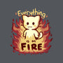 Everything Is On Fire-none removable cover w insert throw pillow-TechraNova