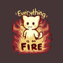 Everything Is On Fire-none removable cover w insert throw pillow-TechraNova