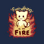 Everything Is On Fire-mens basic tee-TechraNova