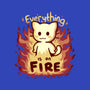 Everything Is On Fire-unisex basic tee-TechraNova