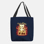 Everything Is On Fire-none basic tote bag-TechraNova