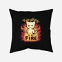 Everything Is On Fire-none removable cover w insert throw pillow-TechraNova
