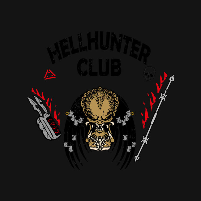 Hellhunter Club-womens off shoulder sweatshirt-Melonseta