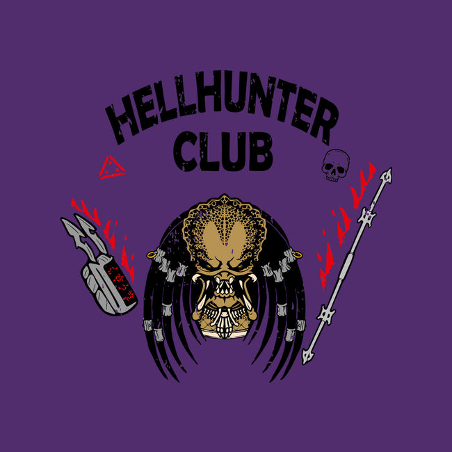 Hellhunter Club-womens off shoulder sweatshirt-Melonseta