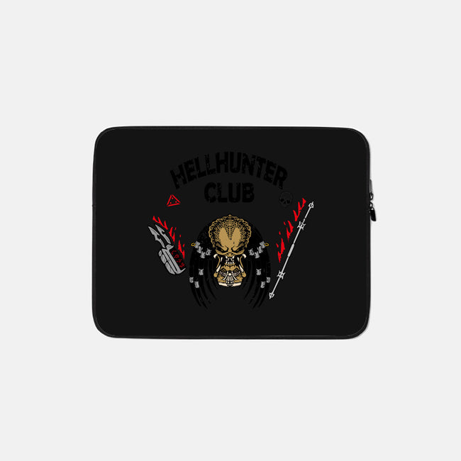 Hellhunter Club-none zippered laptop sleeve-Melonseta