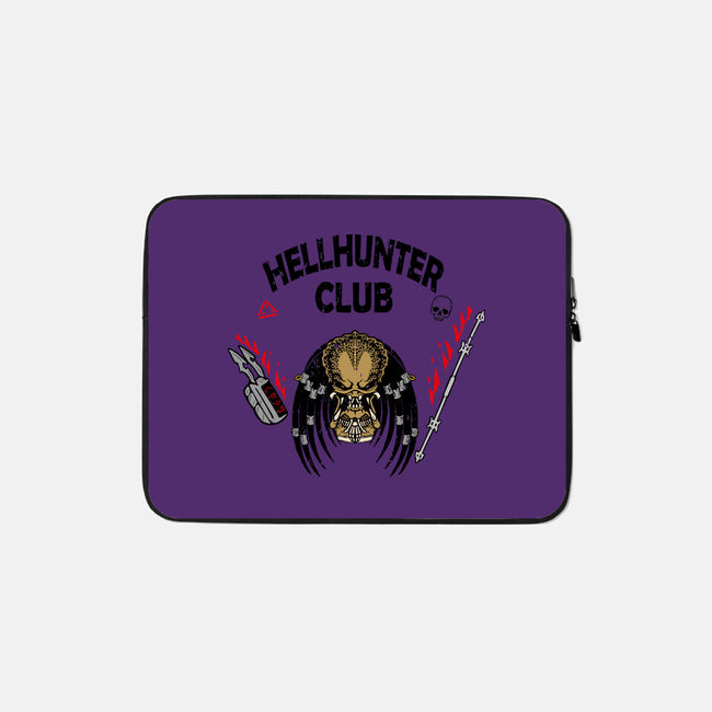 Hellhunter Club-none zippered laptop sleeve-Melonseta